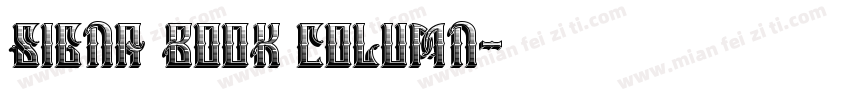 Signa Book Column字体转换